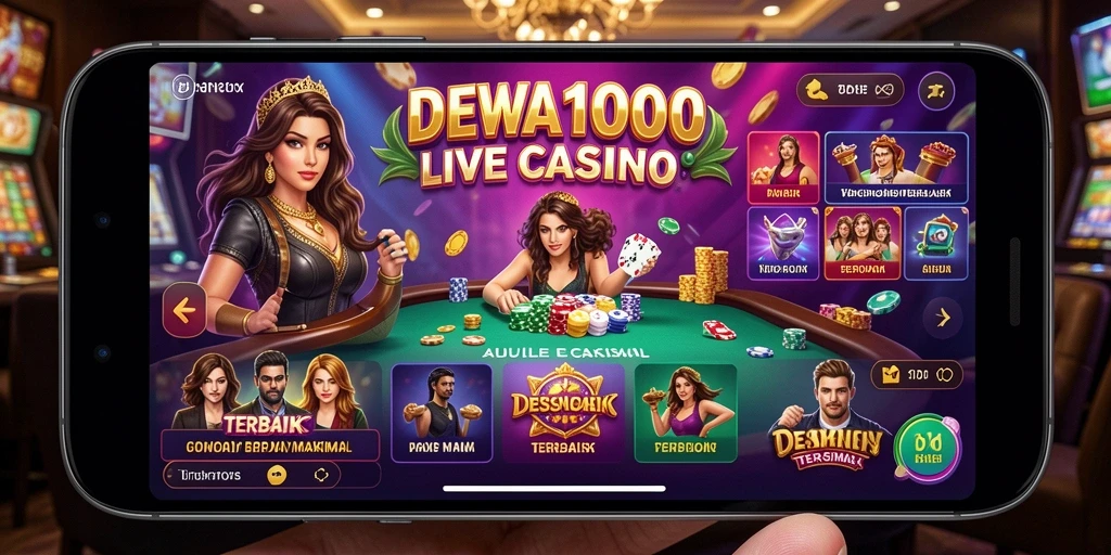 Tampilan gameplay menarik di DEWA1000 dengan dealer profesional.