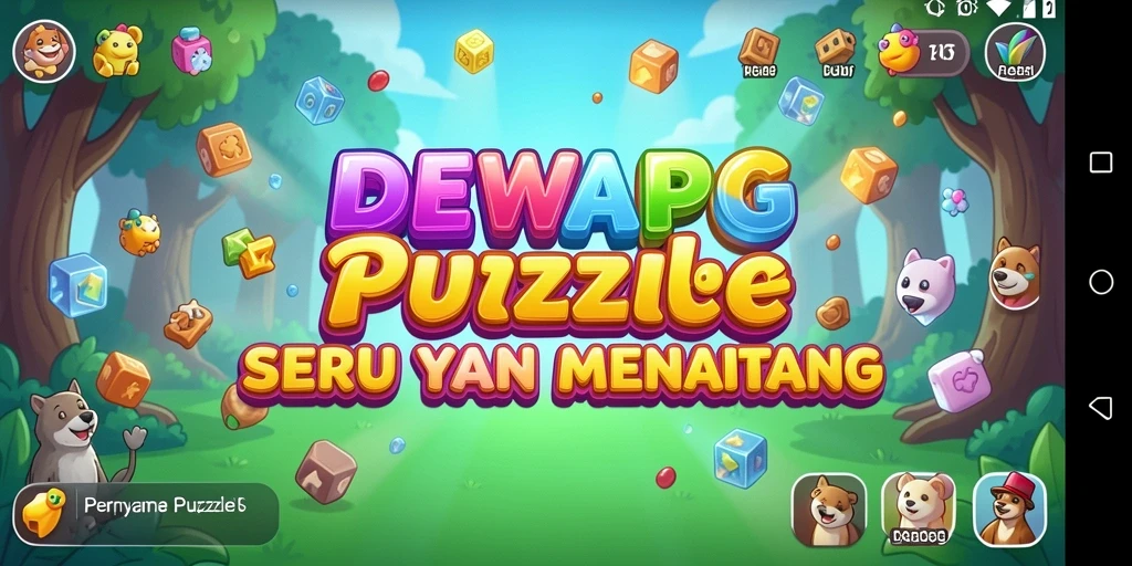 Tampilan gameplay menarik DEWAPG dalam menyelesaikan puzzle.
