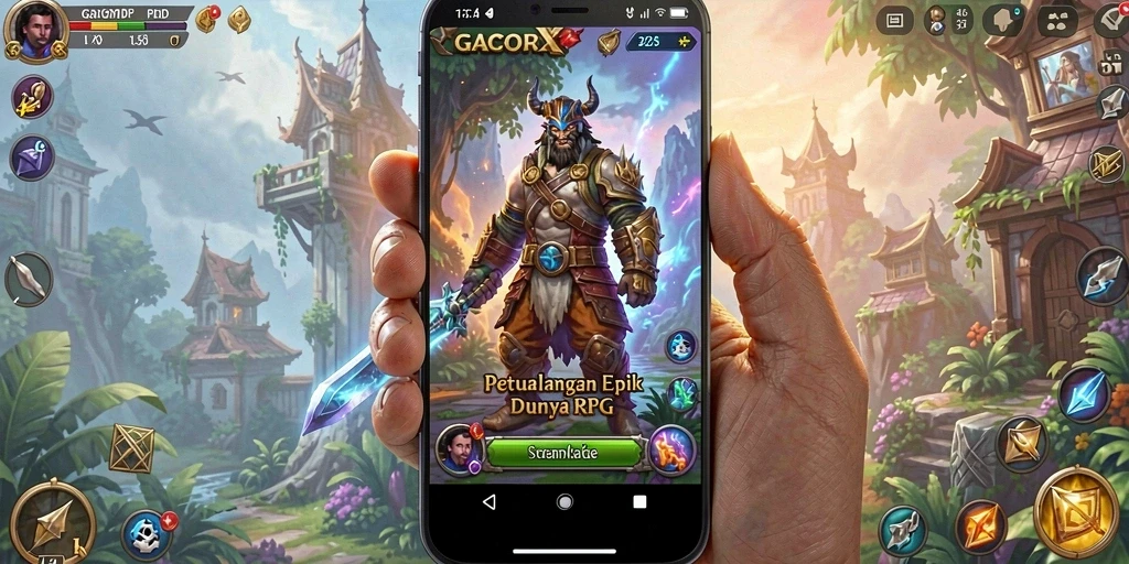 Tampilan gameplay seru dalam GACORX dengan grafis yang memukau.