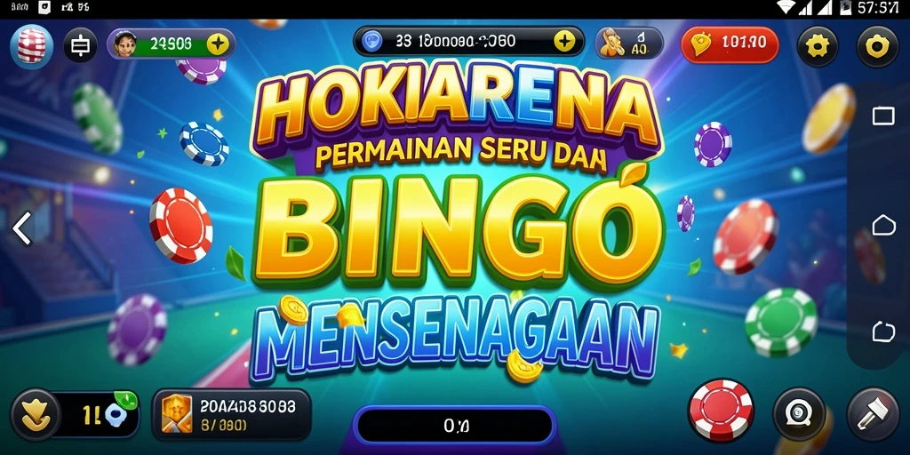 Tampilan gameplay HOKIARENA yang seru dan interaktif dalam permainan Bingo.