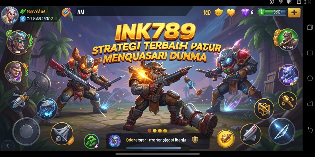 Tampilan gameplay INK789 yang mendebarkan dan strategis.