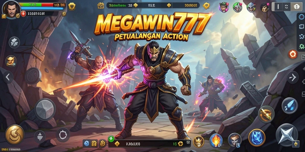 Tangkapan layar utama MEGAWIN777 menampilkan aksi seru dan gameplay yang menegangkan.