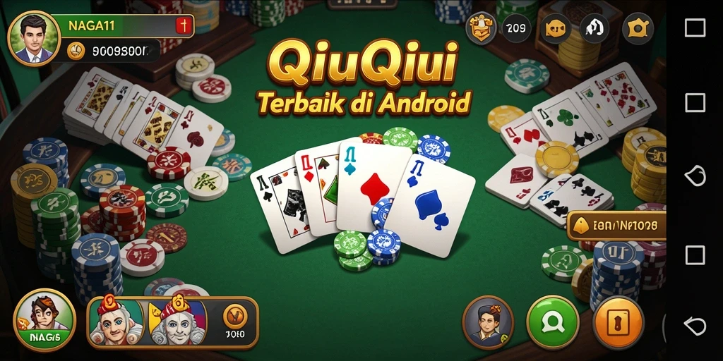 Gameplay seru NAGA11 dengan kartu QiuQiu yang menantang.