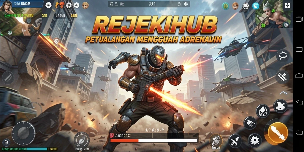 Tampilan gameplay <strong>REJEKIHUB</strong> yang menarik dan penuh aksi.