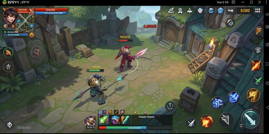 Tampilan gameplay RPYYY yang penuh strategi dan aksi.