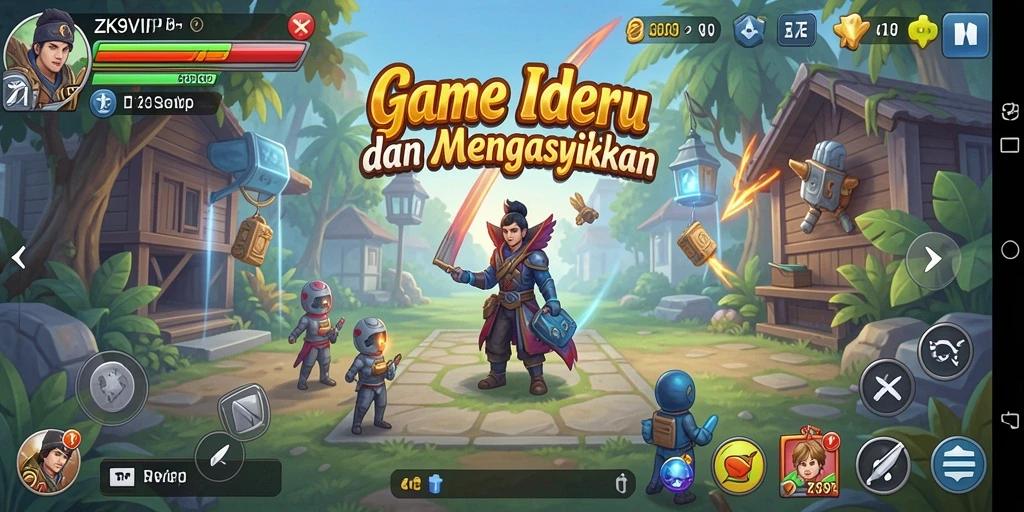 Tampilan gameplay ZK9VIP yang santai dan menarik.